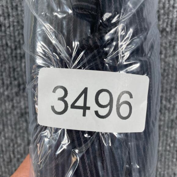 Machine Button Up Shirt Men's XL Black/Gray Striped Short Sleeve Casual - Picture 9 of 9